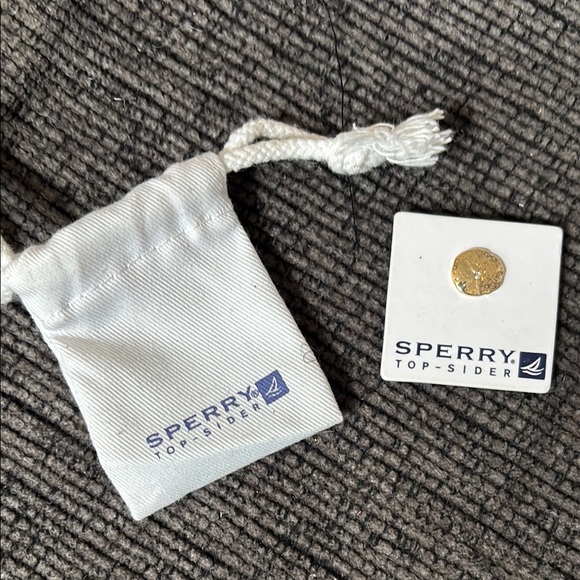Sperry Other - Sperry Gold Button with Pouch